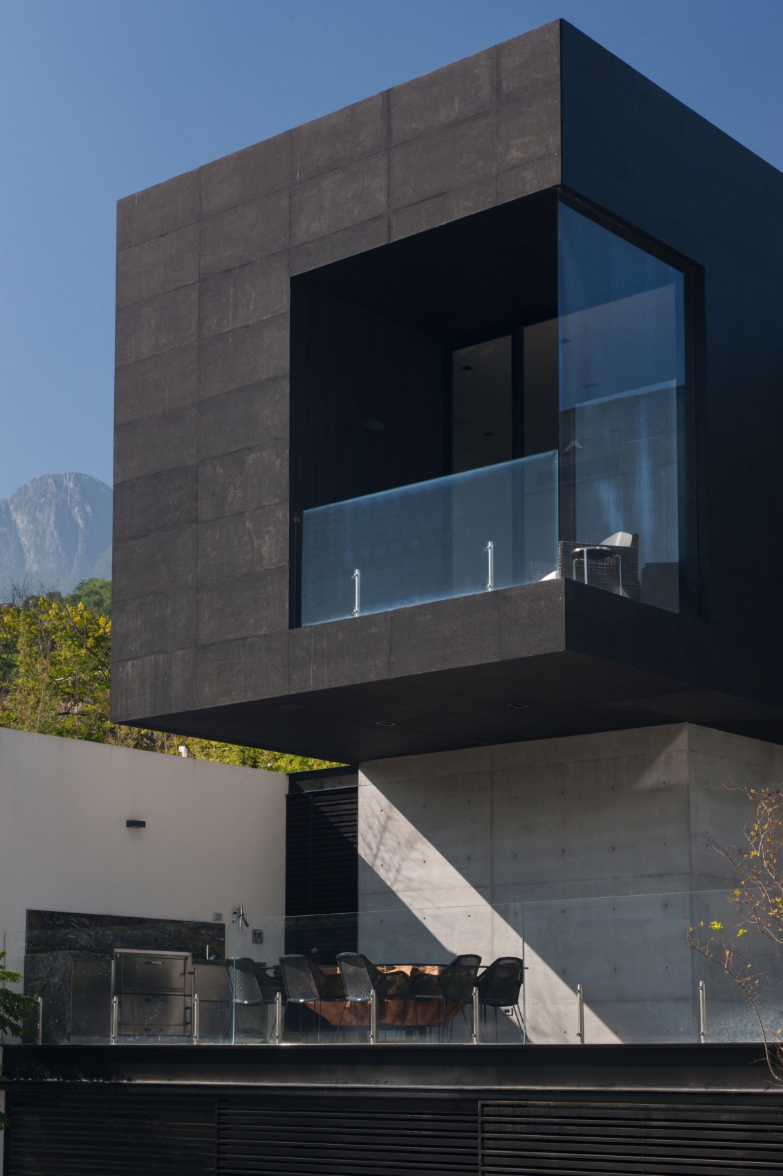 Необычный загородный дом в современном стиле — casa ch от компании glr arquitectos, монтеррей, нуэво-леон