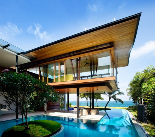 Эксклюзивный эко проект великолепного дома с потрясающим бассейном