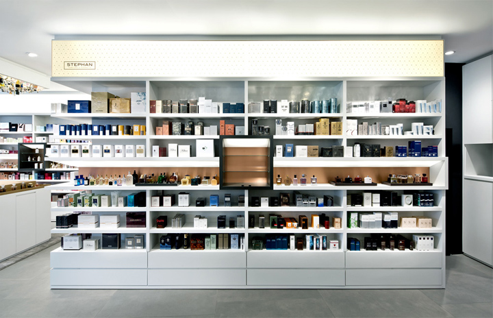 Элегантный парфюмерный салон stephan от компании dittel | architekten, шпейер, германия