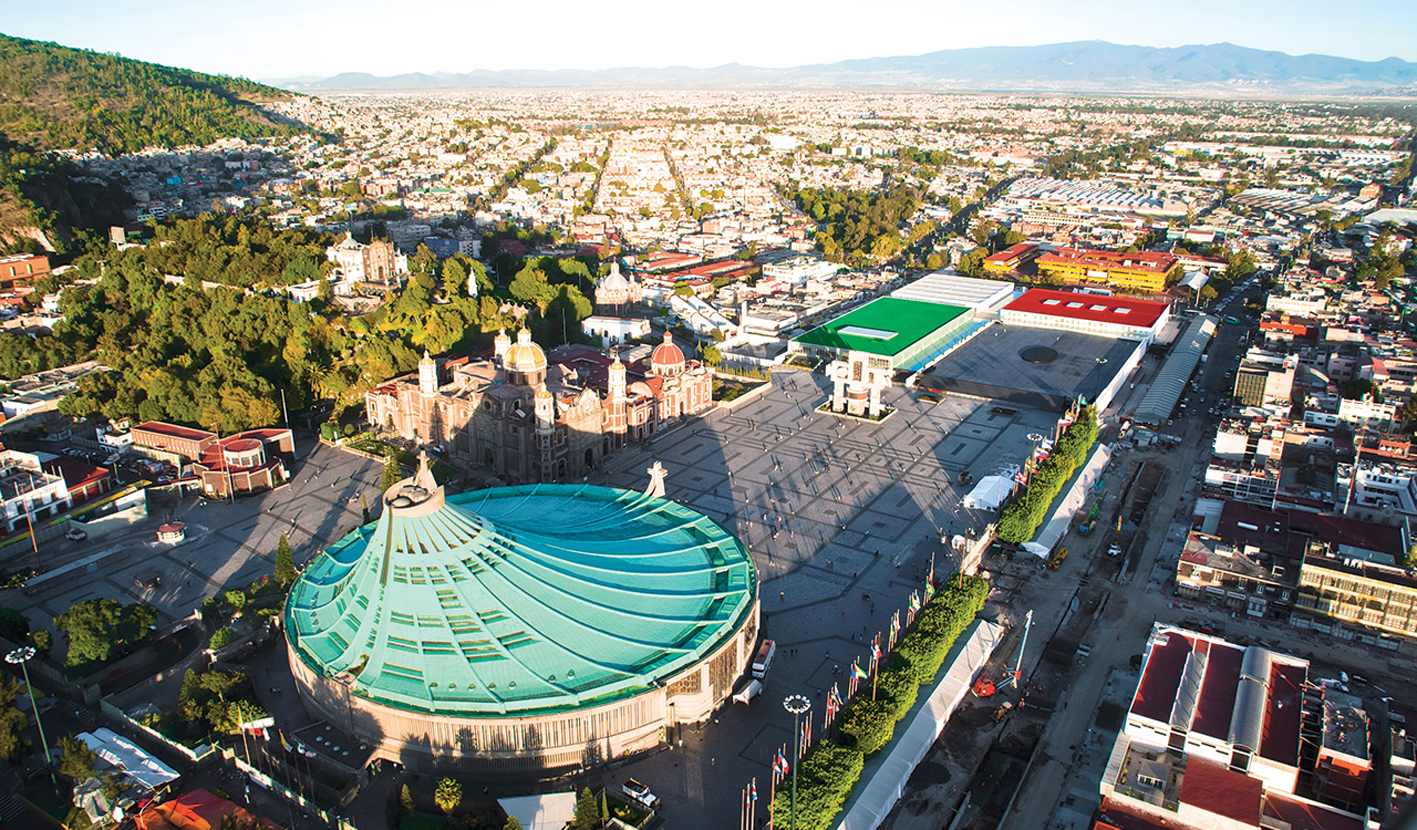 Масштабный проект знаменитого религиозного центра плаза мариана в мехико
