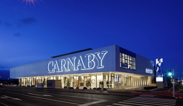 Летающий дизайн магазина одежды carnaby fashion house