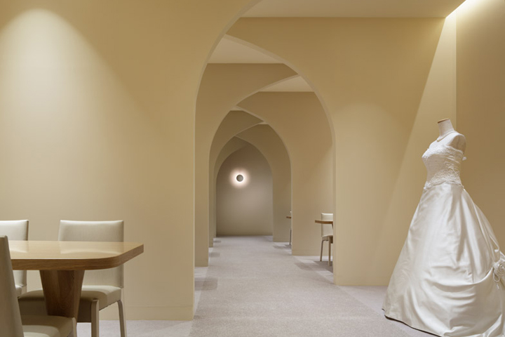 Свадебный салон от ryo matsui architecs – нежность и минимализм, япония