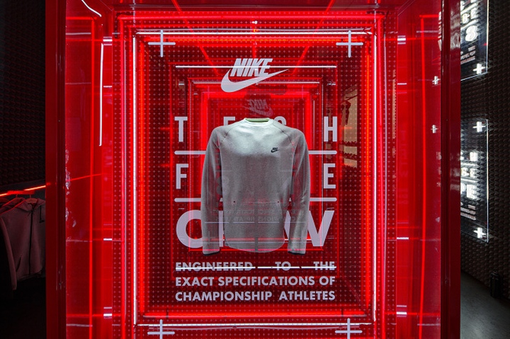 Здесь одеваются чемпионы – концептуальный дизайн-проект мультибрендового спортивного магазина нью-йорк, сша