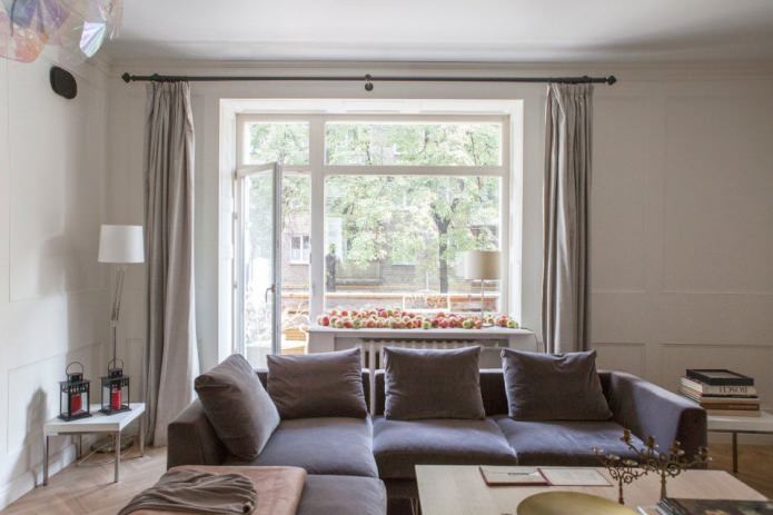 Современные дизайнерские решения: оформление квартиры из трёх комнат в стиле «минимализм» и «классика»