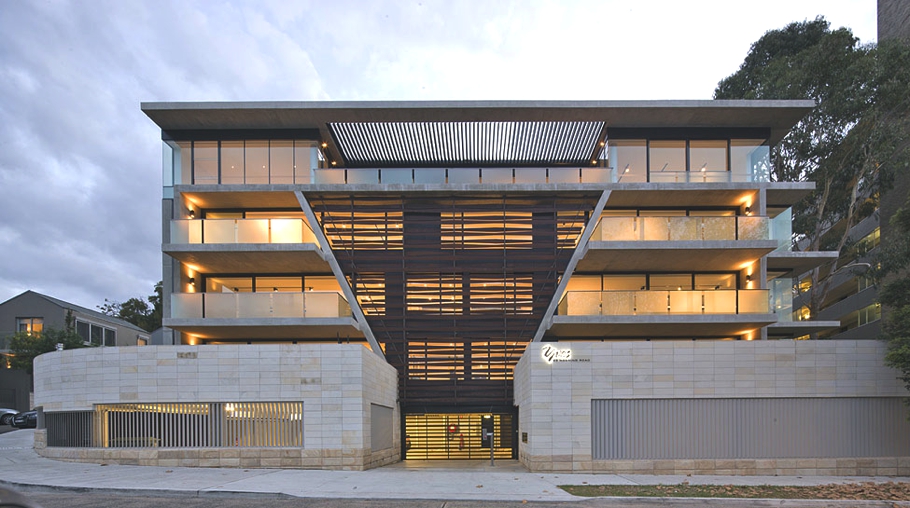 Проект yves ? шикарные апартаменты в пригороде сэрри-хилз от архитектурной фирмы jaa studio, австралия
