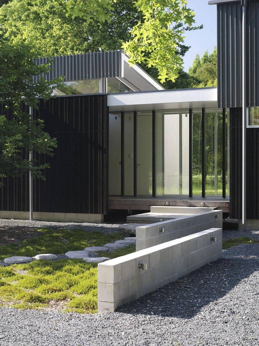 Великолепие природы в стильном проекте bark house от herbst architects, гамильтон, новая зеландия