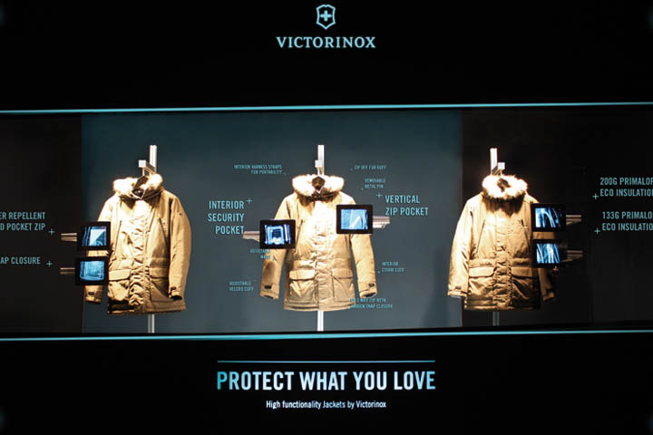Стильная и современная реклама продукции для компании victorinox от dfrost