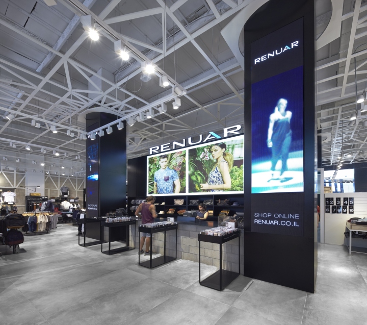 Как создать красивый дизайн магазина в высоком торговом помещении?