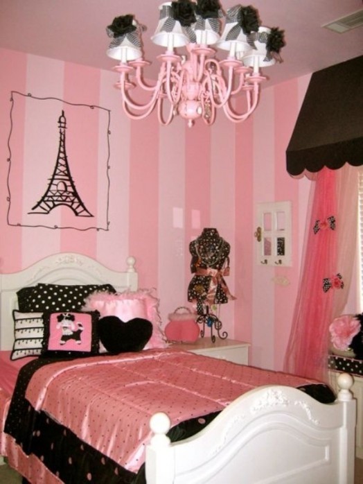 Как создать очаровательную комнату для девочки в парижском стиле