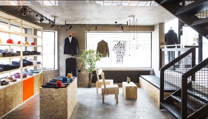 Новый магазин одежды с необычным интерьером — замечательный проект suit