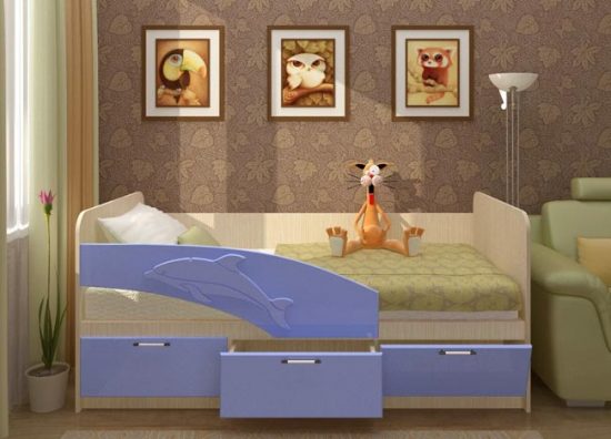 Детские кровати в интерьере: оцениваем разновидности и подбираем подходящий вариант