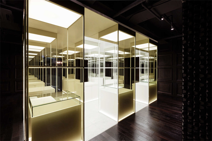 Элитный интерьер бутика kwanpen — причудливое перетекание пространства от betwin space design, сеул, корея