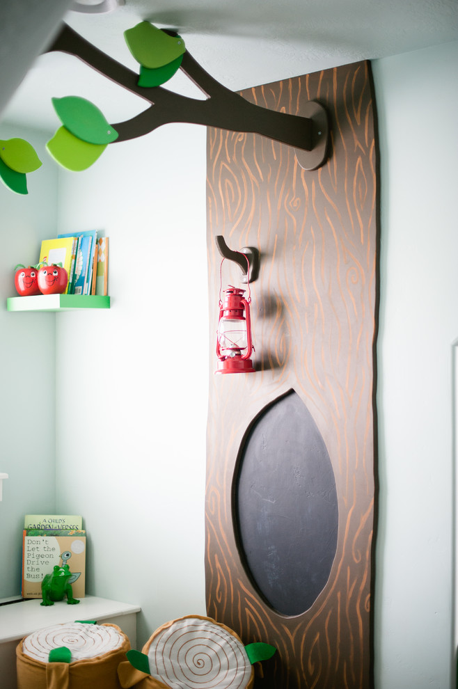 Яркое и фантастическое оформление детской комнаты от design loves detail, вашингтон, сша