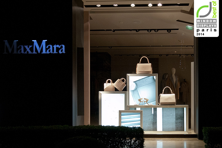 Элегантная и утонченная витрина бренда max mara лето 2014