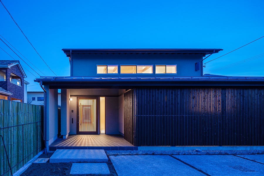 Элементы традиционного японского дизайна в современном проекте деревянного дома