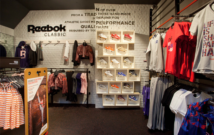 Новый магазин знаменитого бренда reebok от brown studio: добро пожаловать в лондон!