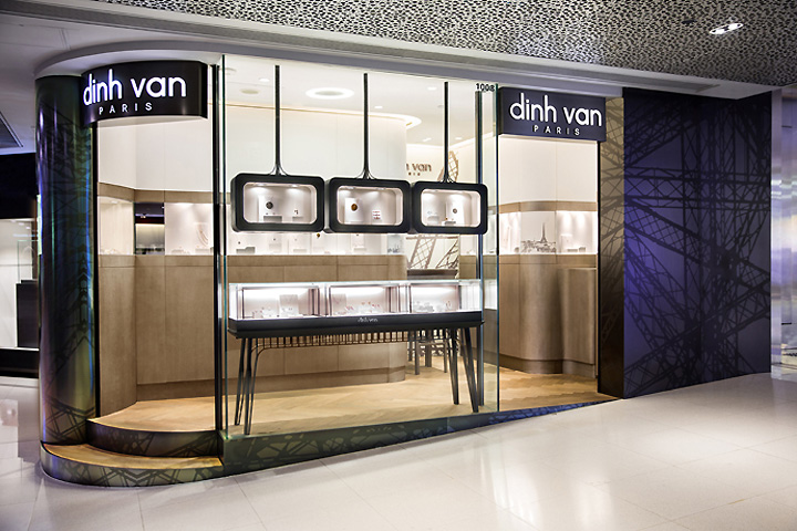 Ювелирный бутик dinh van от архитектора stefano tordiglione design, гонконг, китай