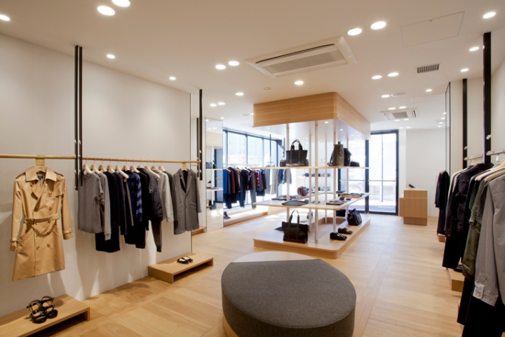 Минимализм в дизайне нового бутика a.p.c. в японии