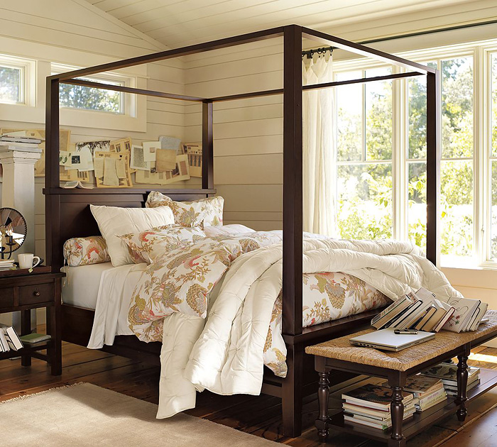 Как создать интерьер современной спальни под старину с винтажными элементами