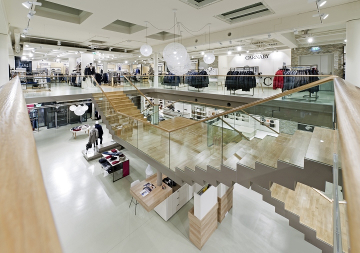 Летающий дизайн магазина одежды carnaby fashion house