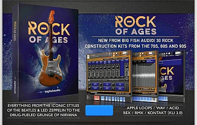 Big Fish Audio - Rock Of Ages (MULTiFORMAT) | 17.29 GB 2017.5 v17.2.1.3045 (x64) Multilingual Portab...